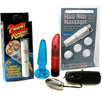 Doc Johnson Pocket Rocket Vibrator Adult Anal Sex Toy Kit