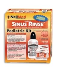 Health and Beauty: Neilmeds Sinus Rinse, Pediatric, Complete Saline Nasal Rinse Kit - NeilMed
