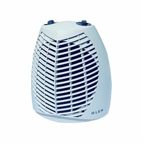 Glen GU2TS Upright Electric Fan Heater, 2 Kilowatt