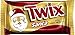 TWIX Christmas Candy Santa, Singles Size Chocolate Cookie Bars, Great for Stocking Stuffers, 1.06 oz. 24 Count