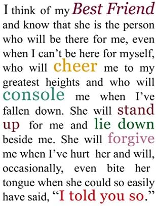 BEST FRIEND GIFT - 8 x 10 Art Print for Best Friend - from THE SISTER SHOP