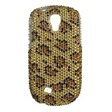 Rhinestones Protector Case for Samsung Gravity Smart T589, Leopard Print Fu ....