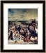Scenes from the Massacre of Chios, 1822 Framed Art Poster Print by Eugene Delacroix, 25x29