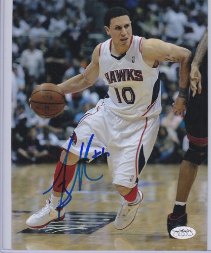 MIKE BIBBY SIGNED AUTOGRAPHED 8X10 PHOTO ATLANTA HAWKS COA