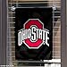 OSU Buckeyes Black Garden Flag and Yard Banner