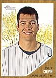 2011 Topps Heritage Baseball Card # 406 Tyler Colvin - Chicago Cubs - MLB Trading Card in Screwdown Case
