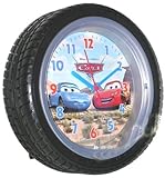 Disney Cars Tire Design Large Wall / Desk Clock