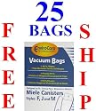 For MIELE Vacuums F J M (25 BAGS + 10 FILTERS)
