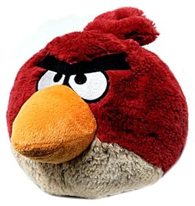 Angry Birds Plush With Sound [5 Inches - Red]