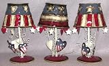 Metal Americana Tea-lite Lamp