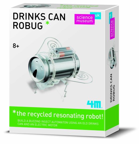 Childrens Toyshop  Third Party New : Science Museum - Green Science - Drinks Can Robug