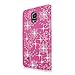 Samsung Galaxy Note 4 Case-Cellularvilla Pu Leather Wallet Card Flip Open Pocket Case Cover Pouch For Samsung Galaxy Note 4 SM-N910S / Note 4 SM-N910C (Pink Glitter)
