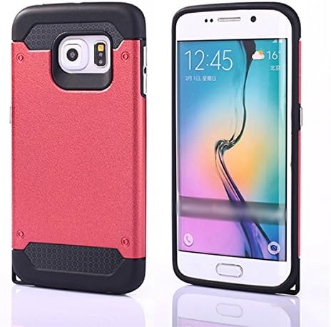 Samgsung Galaxy S6 EDGE slim IronMan Case, Red