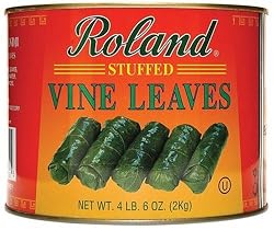 Roland Stuffed Vine Leaves, 4 lb. 6 oz., Can (Pack of 2)