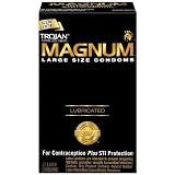 Trojan Magnum Lubricated Condoms (36 Count)
