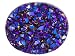 Jewelry : 12X10MM OVAL COLOR ENHANCED PEACOCK DRUSY QUARTZ