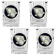 New Jersey Nets NBA 4pc Square Shot Glass Set by Great American Products