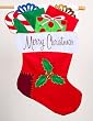 Regular Sized Flag Merry Christmas Stocking