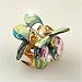 Apparel : Arum Blue - Cubitas Sisley Collection (Hand-set crystal jewelry, Claw clip)