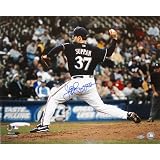 Jeff Suppan Milwaukee Brewers - Side View - Autographed 16x20 Photograph