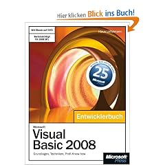 Microsoft Visual Basic 2008 - Entwicklerbuch. Grundlagen, Techniken, Profi-Know-how, m. DVD-ROM