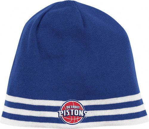 Detroit Pistons Youth On Court Reversible Cuffless Team Knit Hat