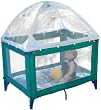 Tots In Mind Crib Tents Portable Playard Tent Plus Sunshade, White Tots In Mind Crib Tents Portable Playard Tent Plus Sunshade, White