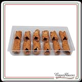 Mini Cannoli Shells Delicious Desserts : 24 Pieces – 12 Oz