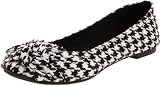 Rocket Dog Women's Memories Ballet Flat,Black Wide Houndstooth,8.5 M US