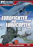 eurofighter typhoon and eurocopter tiger addon for  fsx and fs 2004cd (pc game)
