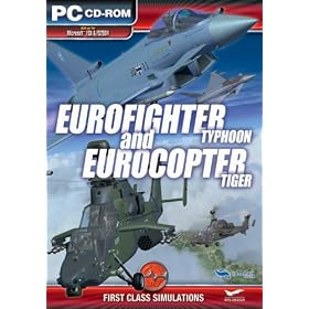 Eurofighter Typhoon and EuroCopter Tiger Add-On for Microsoft FSX and FS 2004 (PC CD)