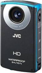 JVC Picsio GC-WP10 Waterproof Pocket Video Camera (Blue) NEWEST VERSION photo