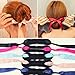 Elegant Ribbon Magic French Twist Bun Maker Clip Hook Holder Magic Roll Rings Donut Updo Chignon Former Pads Foam Sponge Hair Styler Curler Braid Ponytail Stick Hairstyle Styling Tool Accessories