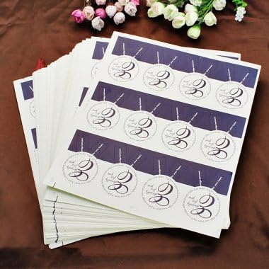 83 Sheets Blue Ocean Medal Baking Sealing Paste Especially For You