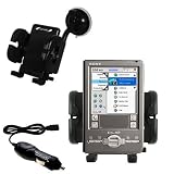 Review Gomadic  / Sony Clie TJ27 Flexible Auto Windshield Holder with Car Charger - Uses Gomadic TipExchange