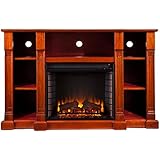 SEI AMZ8839E Kendall Electric Media Fireplace, Classic Mahogany