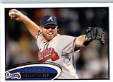 2012 Topps Baseball Card # 115 Tommy Hanson - Atlanta Braves - ENCASED Trading Card