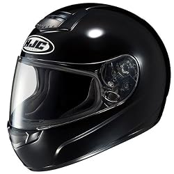 HJC Solid Men's CS-R1 On-Road Racing Motorcycle Helmet - Black