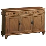 Chelsea Credenza 3-door Antique Oak