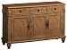 Kitchen & Housewares : Chelsea Credenza 3-door Antique Oak