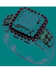 1.0CT-DIAMOND INVISIBLE RING / 14KWG