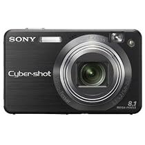 Sony Cybershot DSCW150/B 8.1MP Digital Camera with 5x Optical Zoom with Super Steady Shot (Black)
