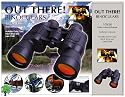 LIGHTWEIGHT 10 X 50 BINOCULARS + CASE, STRAP & COMPASS