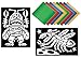 Peaceable Kingdom Foil Art Robots Sticker Craft Pack