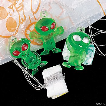 Vinyl Mini Alien Paratroopers (4 dz)