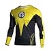 Afoxsos Men's Long Sleeves Crewneck Super Hero The Flash T-Shirt