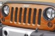 Rugged Ridge 11401.31 Gloss Black Mesh Grille Insert Screen for Jeep Wrangler JK