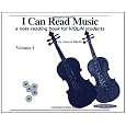 I Can Read Music: A Note Reading Book for Violin Students (Volume 1)