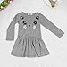 2016 Baby Girls Kids Casual Cat Printed Dresses Children Clothing Princess Dress