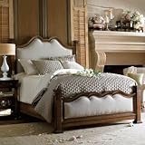 european kitchen furniture-Stanley Furniture European Farmhouse Hampton Hill Upholstered King Bed Blond - STAN2973-5